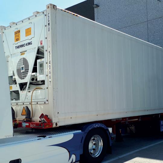 Frozen food warehouse